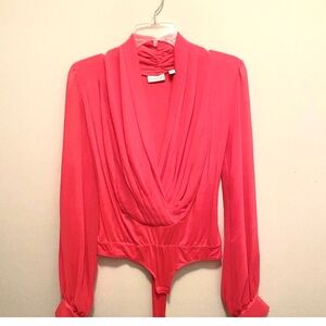 Beautiful pink / fuchsia chiffon blouse.